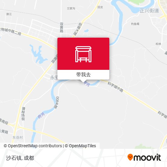 沙石镇地图