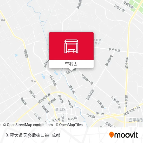 芙蓉大道天乡后街口站地图