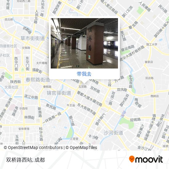双桥路西站地图