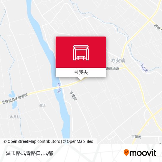 温玉路成青路口地图