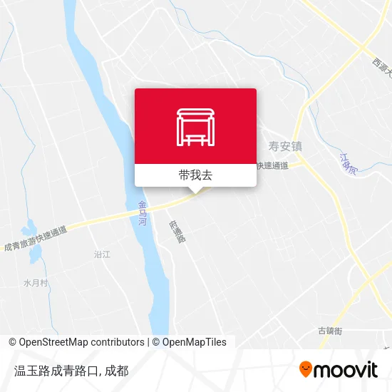 温玉路成青路口地图
