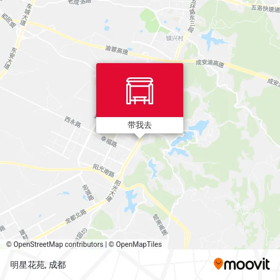 明星花苑地图