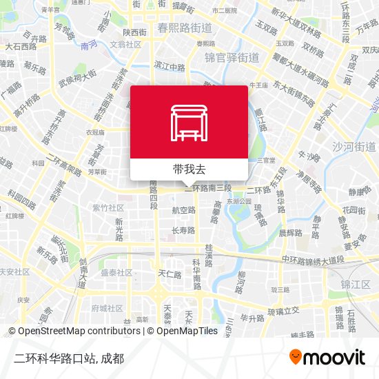 二环科华路口站地图