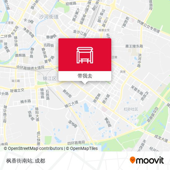 枫香街南站地图