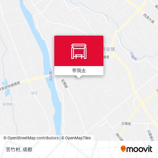 苦竹村地图