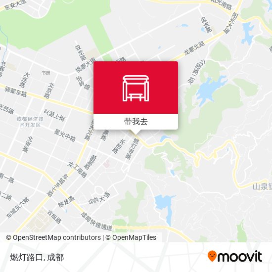 燃灯路口地图