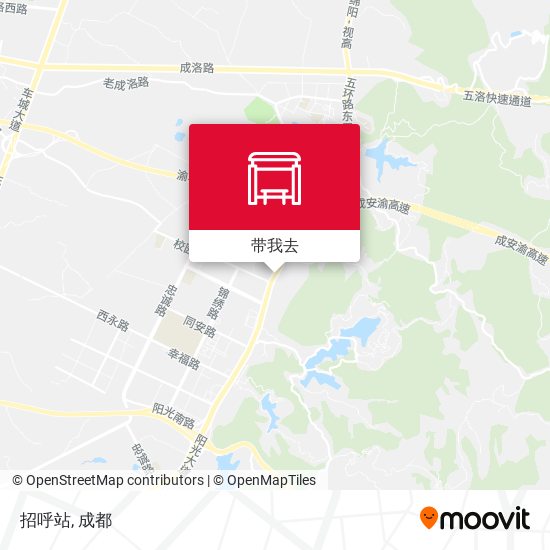 招呼站地图