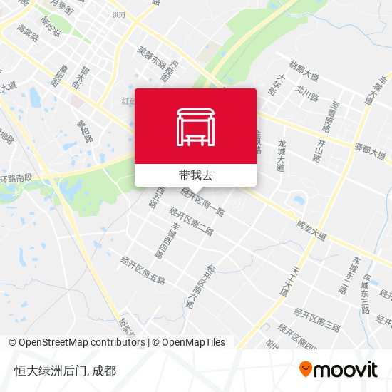 恒大绿洲后门地图