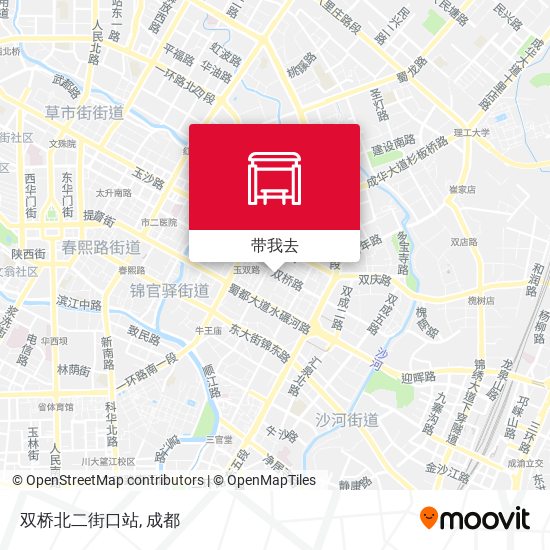 双桥北二街口站地图