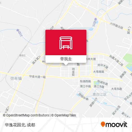 华逸花园北地图