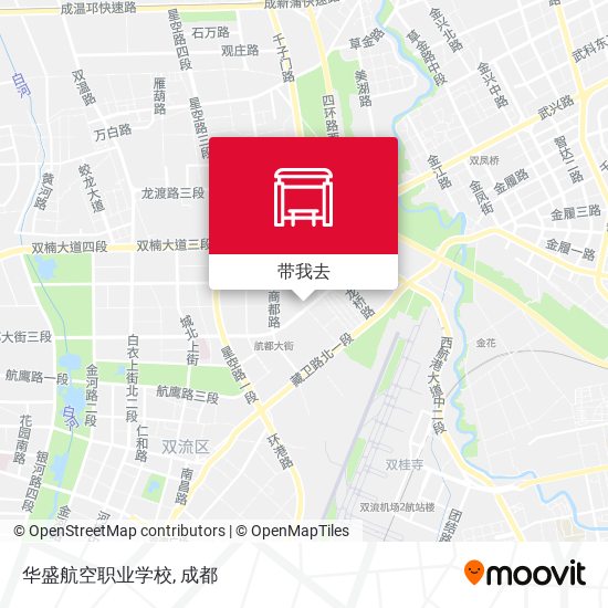 华盛航空职业学校地图