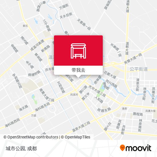 城市公园地图