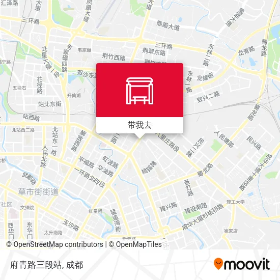 府青路三段站地图