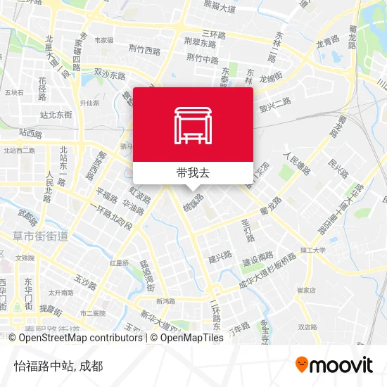怡福路中站地图