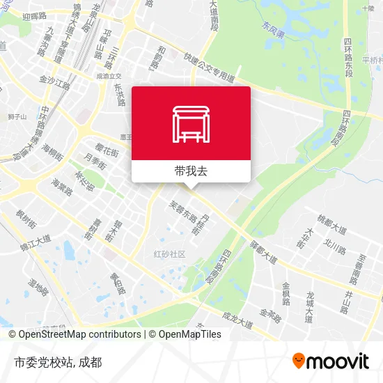 市委党校站地图