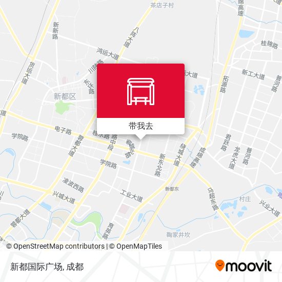 新都国际广场地图