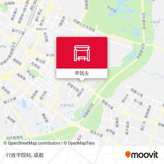 行政学院站地图