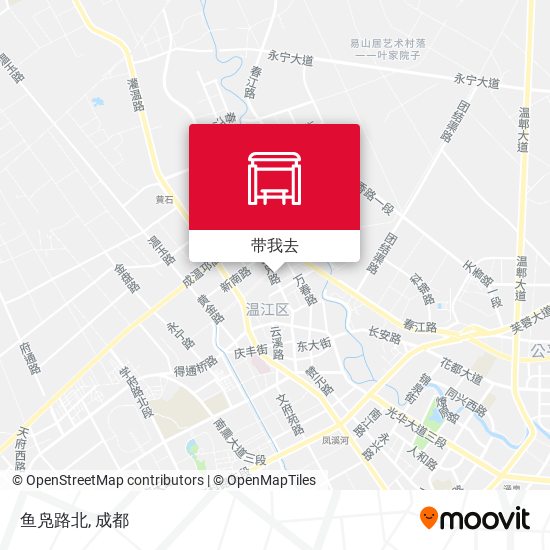 鱼凫路北地图