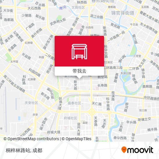 桐梓林路站地图
