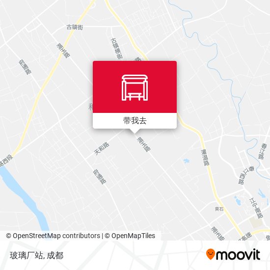 玻璃厂站地图