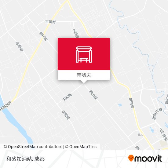 和盛加油站地图