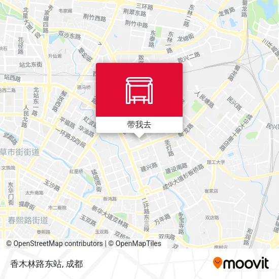 香木林路东站地图