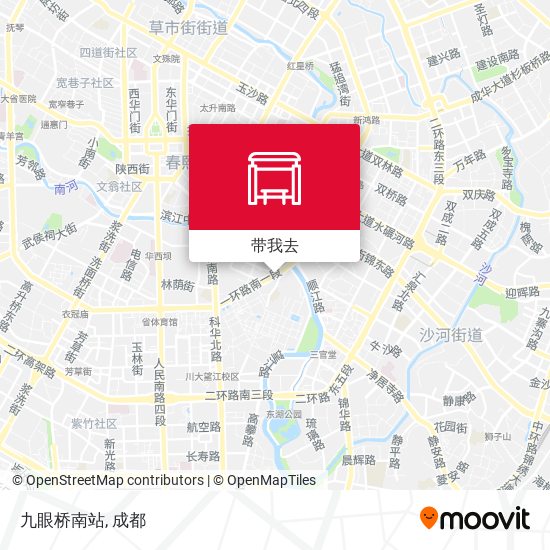 九眼桥南站地图