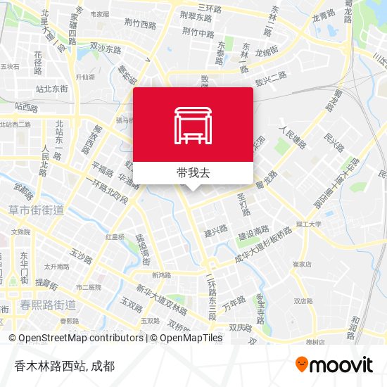 香木林路西站地图