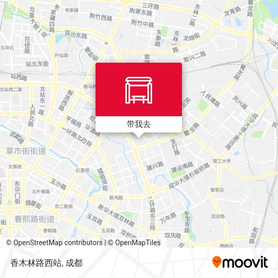 香木林路西站地图