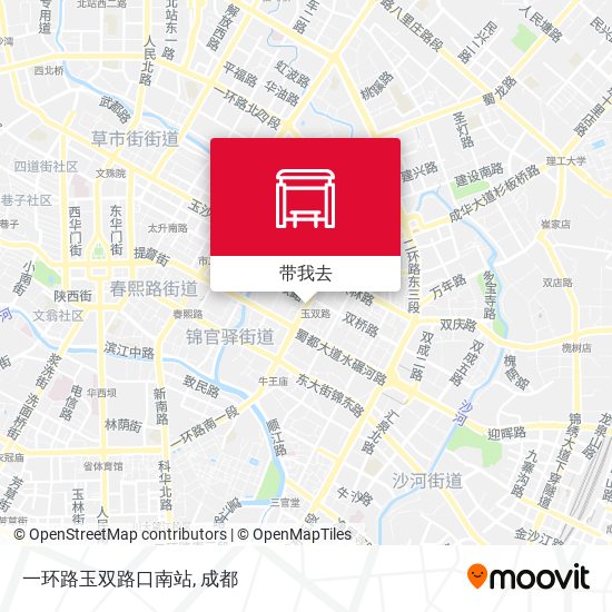 一环路玉双路口南站地图