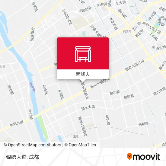 锦绣大道地图