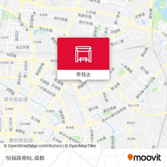 怡福路南站地图
