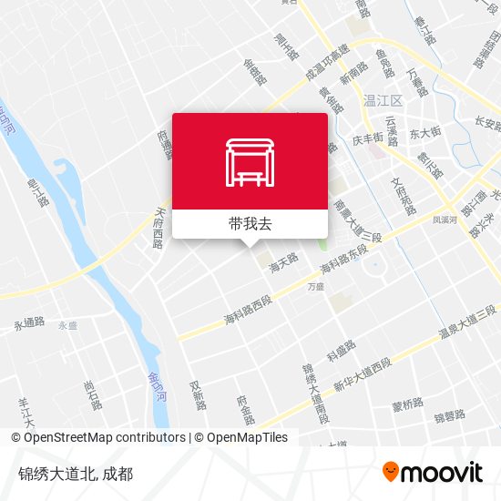 锦绣大道北地图