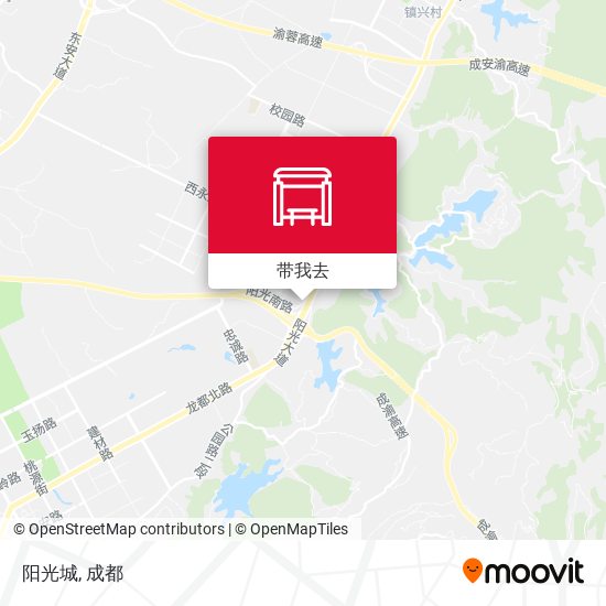 阳光城地图