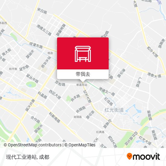 现代工业港站地图