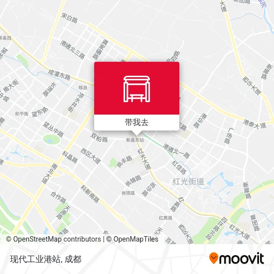 现代工业港站地图