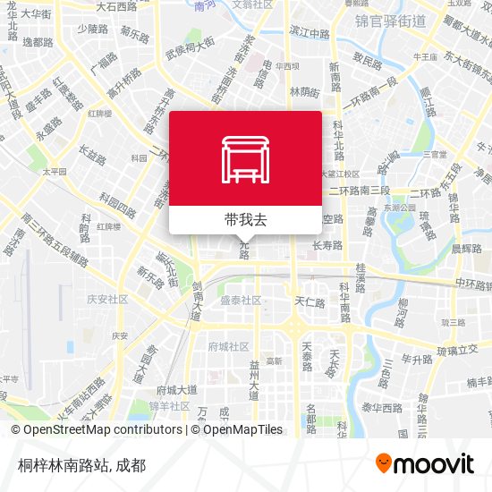 桐梓林南路站地图