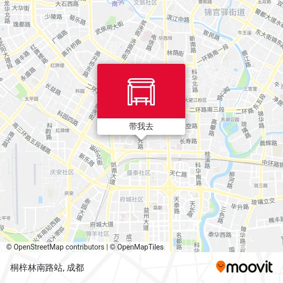 桐梓林南路站地图