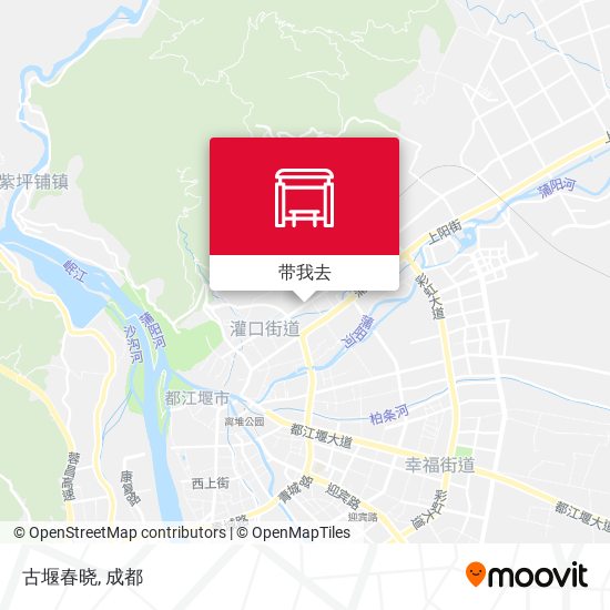古堰春晓地图