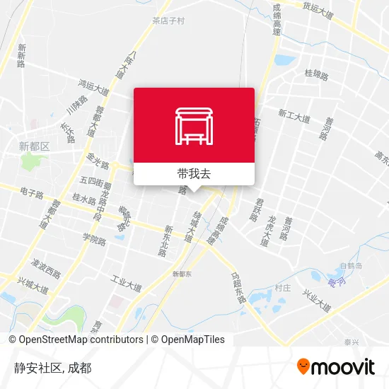 静安社区地图