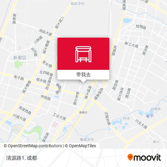 清源路1地图