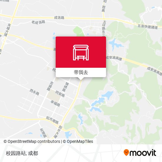 校园路站地图