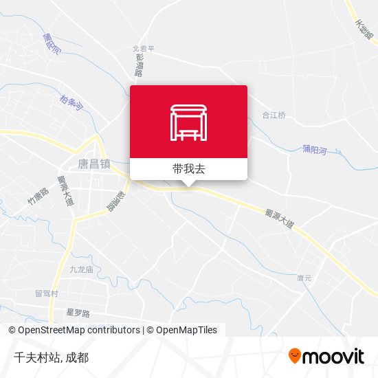 千夫村站地图