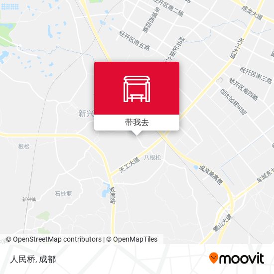 人民桥地图