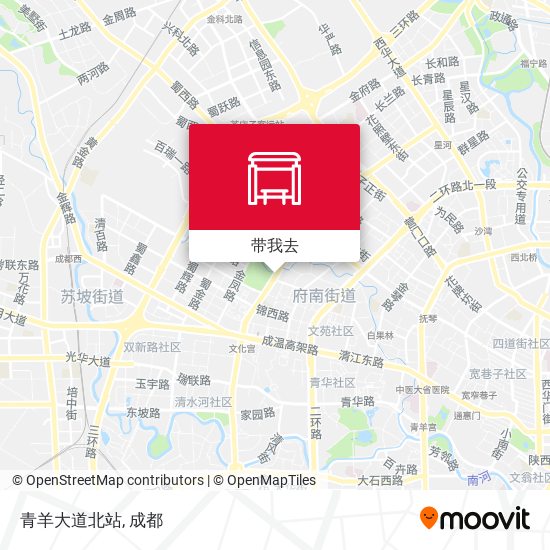 青羊大道北站地图
