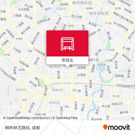 桐梓林北路站地图