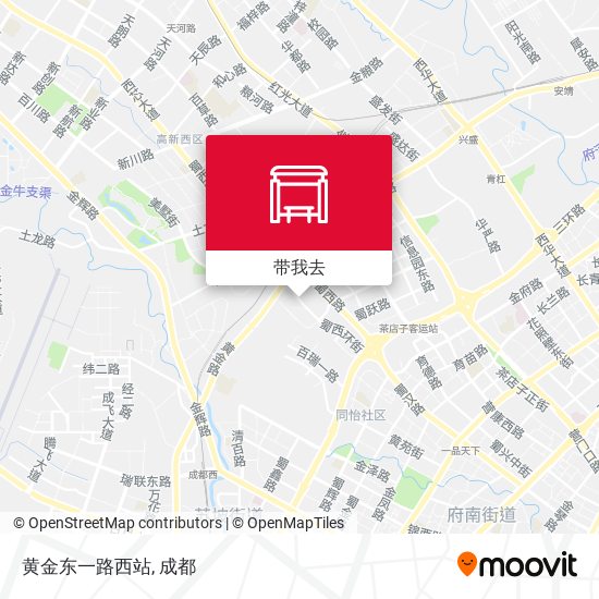 黄金东一路西站地图