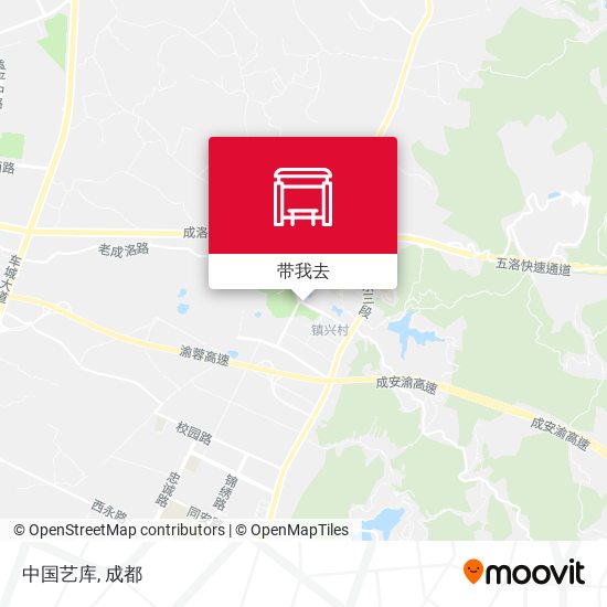 中国艺库地图