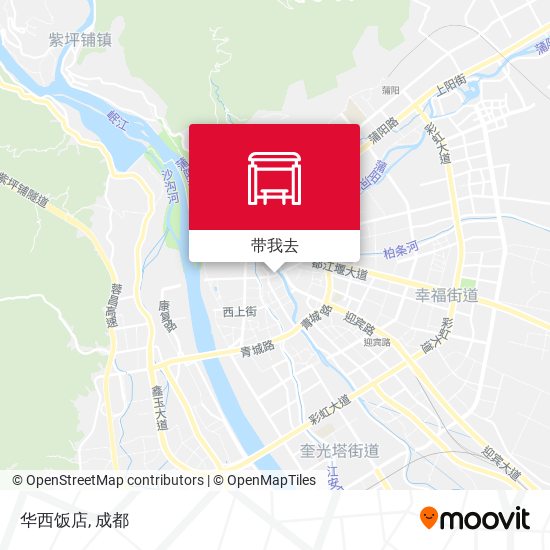 华西饭店地图