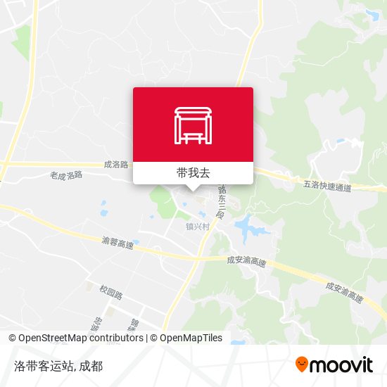 洛带客运站地图